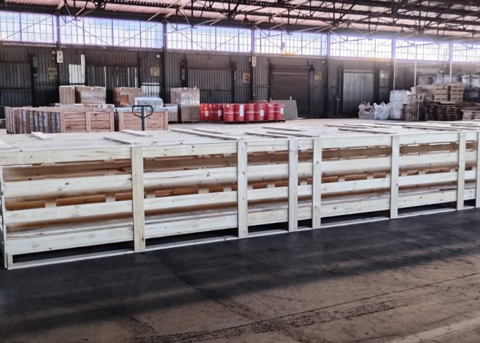 Wooden Slatted Crate
