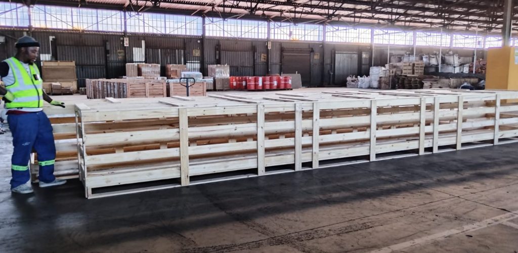 Wooden Slatted Crate