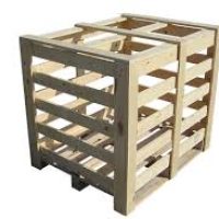 Wooden Slatted Crate